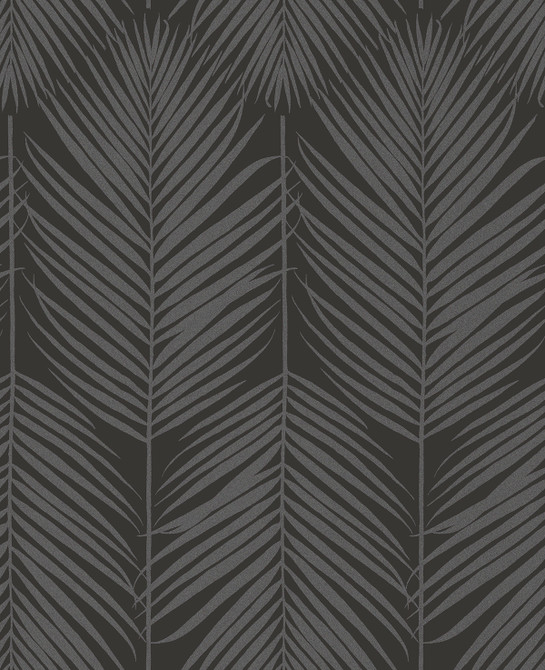 Persei Palm Midnight Galaxy by Seabrook Wallpaper Etten Beaded Netherlands 57.5 25.2" 20.9" - Fabric Carolina -