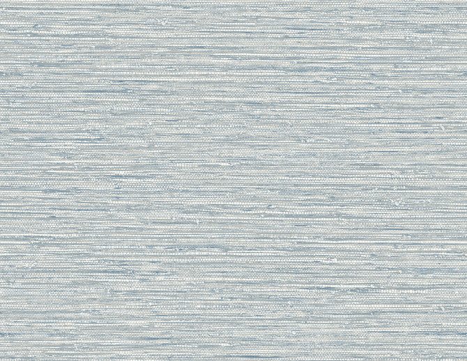 Isla Faux Jute Fantasy Blue by Seabrook Wallpaper Summer House United States 60.75 20.87" 27" - Fabric Carolina -