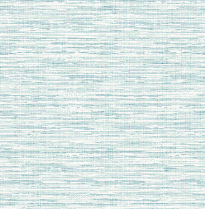 Skye Wave Stringcloth Pool Ripple by Seabrook Wallpaper Summer House United States 56 10.5" 20.5" - Fabric Carolina -