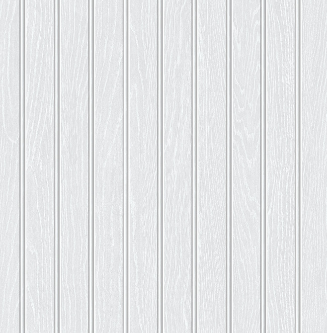 Faux Beadboard Prepasted Pearl Grey by Seabrook Wallpaper Prepasted Online United States 56.05 0" 20.5" - Fabric Carolina -