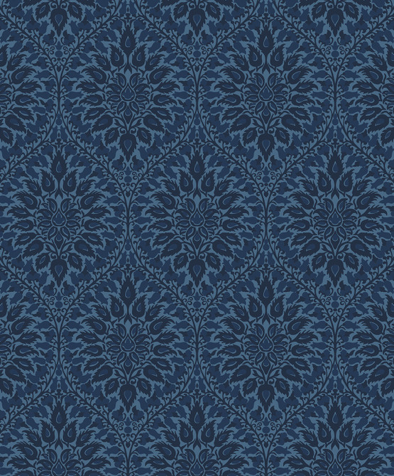 Luna Ogee Denim by Seabrook Wallpaper Legacy Prints Netherlands 57.5 12.6" 20.9" - Fabric Carolina -