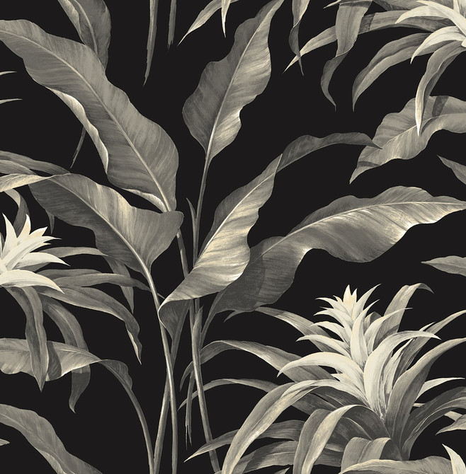 Palma Onyx & Alloy by Seabrook Wallpaper Stacy Garcia Peel and Stick United States 30.75 20.87" 20.5" - Fabric Carolina -