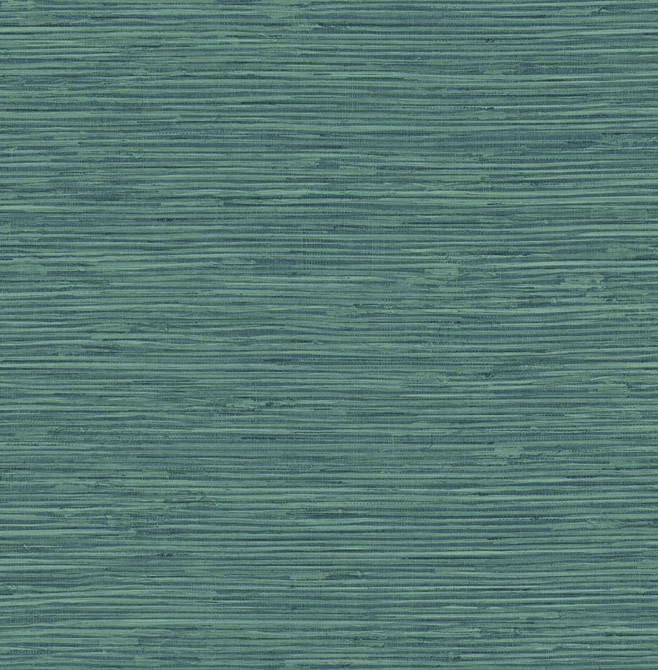 Saybrook Faux Rushcloth Paradise Teal by Seabrook Wallpaper Stacy Garcia Peel and Stick United States 30.75 20.87" 20.5" - Fabric Carolina -