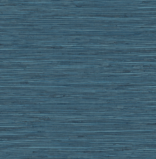 Saybrook Faux Rushcloth Nautica Blue by Seabrook Wallpaper Stacy Garcia Peel and Stick United States 30.75 20.87" 20.5" - Fabric Carolina -