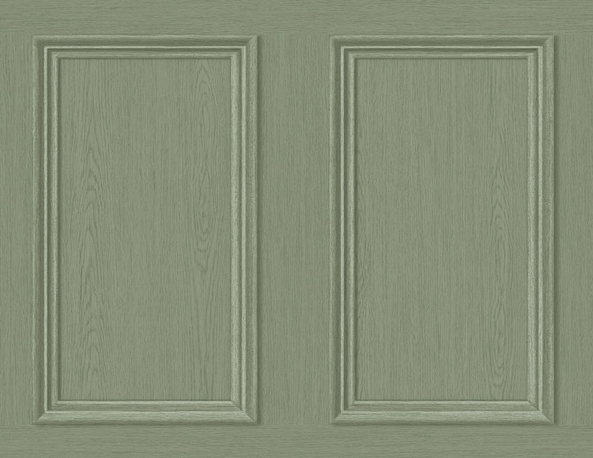 Faux Wood Panel Fresh Rosemary by Seabrook Wallpaper Stacy Garcia Peel and Stick United States 40.5 20.87" 27" - Fabric Carolina -