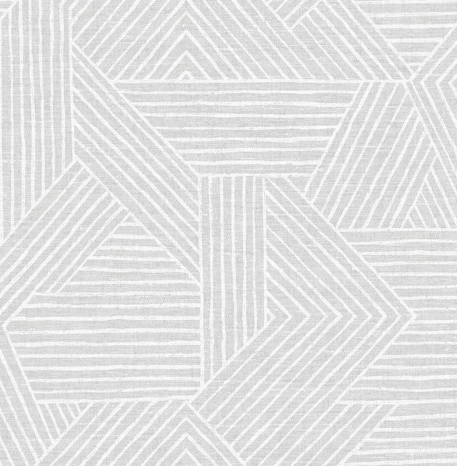 Etched Geometric Salt Glaze by Seabrook Wallpaper Stacy Garcia Peel and Stick United States 30.75 20.87" 20.5" - Fabric Carolina -