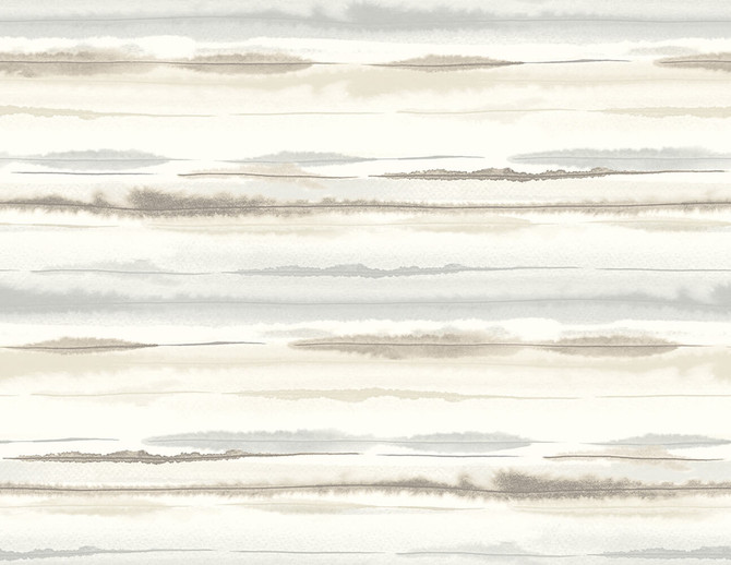 Horizon Stripe Sand Dunes by Seabrook Wallpaper Lillian August Peel and Stick United States 40.5 20.87" 27" - Fabric Carolina -
