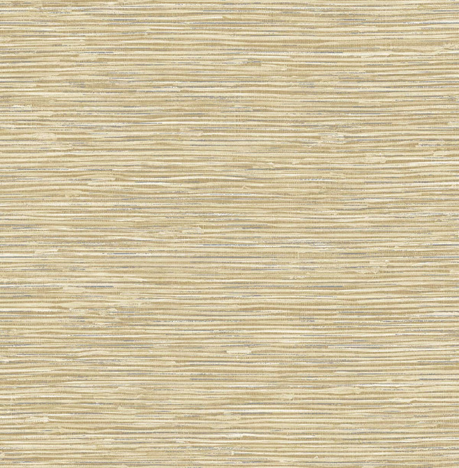 Cyrus Faux Grasscloth Khaki & Metallic Silver by Seabrook Wallpaper NextWall Peel & Stick United States 30.75 20.87" 20.5" - Fabric Carolina -