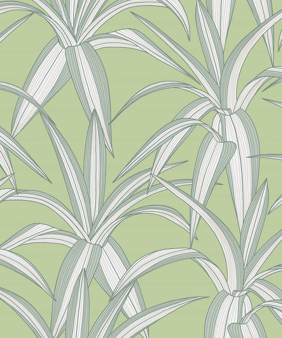 Tossed Cradle Plant Spring Green by Seabrook Wallpaper NextWall Peel & Stick Netherlands 31.35 25.2" 20.9" - Fabric Carolina -