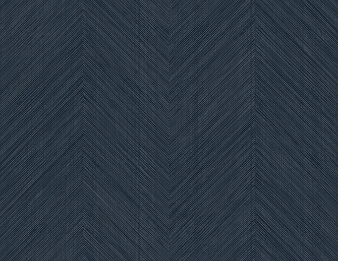 Chevron Stripe Dark Blue by Seabrook Wallpaper NextWall Peel & Stick United States 40.5 20.87" 27" - Fabric Carolina -