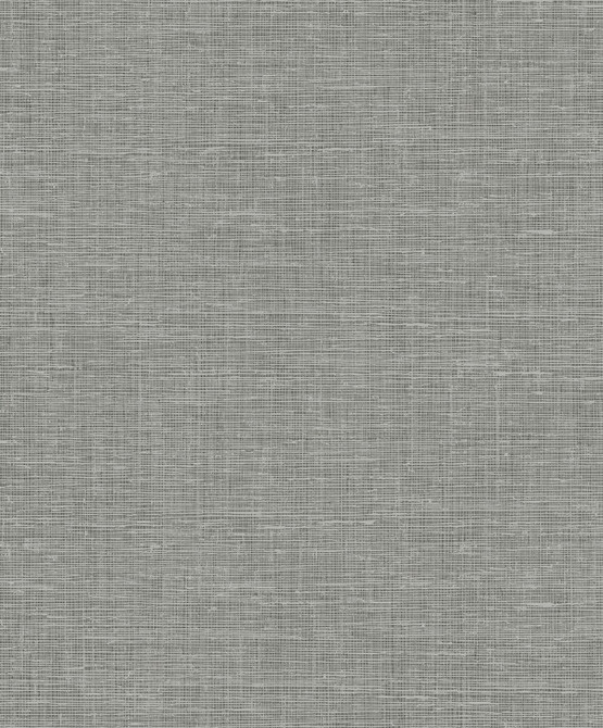 Silas Faux Linen Pavestone by Seabrook Wallpaper NextWall Peel & Stick Netherlands 31.35 12.6" 20.9" - Fabric Carolina -