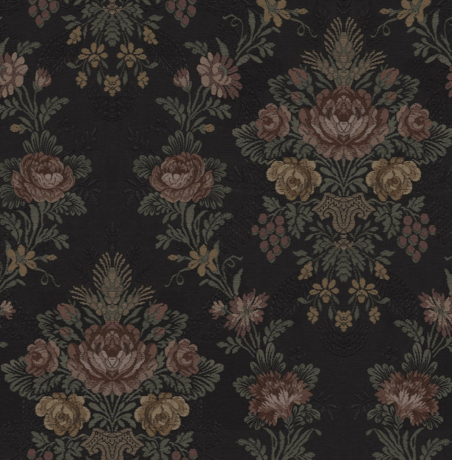 Hasset Tapestry Floral Wrought Iron by Seabrook Wallpaper NextWall Peel & Stick United States 30.75 20.87" 20.5" - Fabric Carolina -