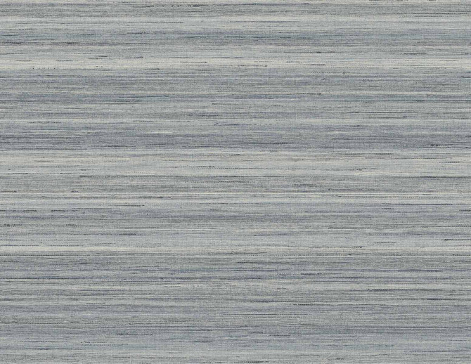 Meiya Slate Blue by Seabrook Wallpaper Linen & Silk Textures United States 60.75 20.87" 27" - Fabric Carolina -