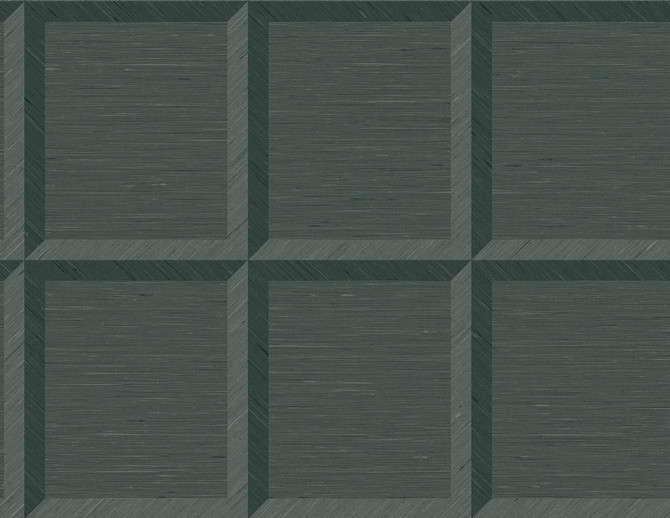 Oulu Leaf by Seabrook Wallpaper A Lot More Textures United States 60.75 20.87" 27" - Fabric Carolina -