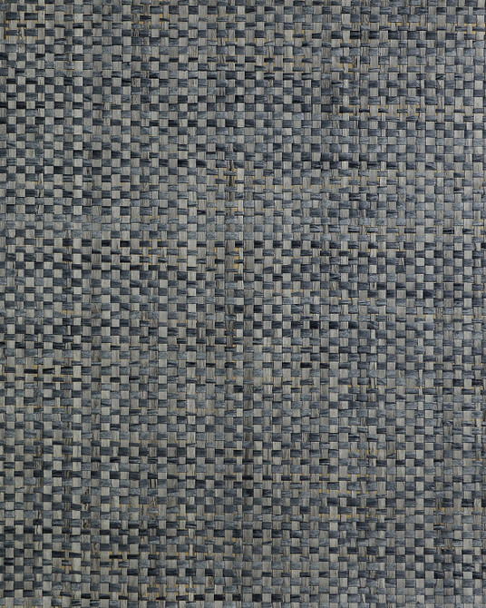 Japanese Paperweave Blue Charcoal by Seabrook Wallpaper Lillian August Natural Textured Wallcoverings 2 Japan 108 0" 36" - Fabric Carolina -