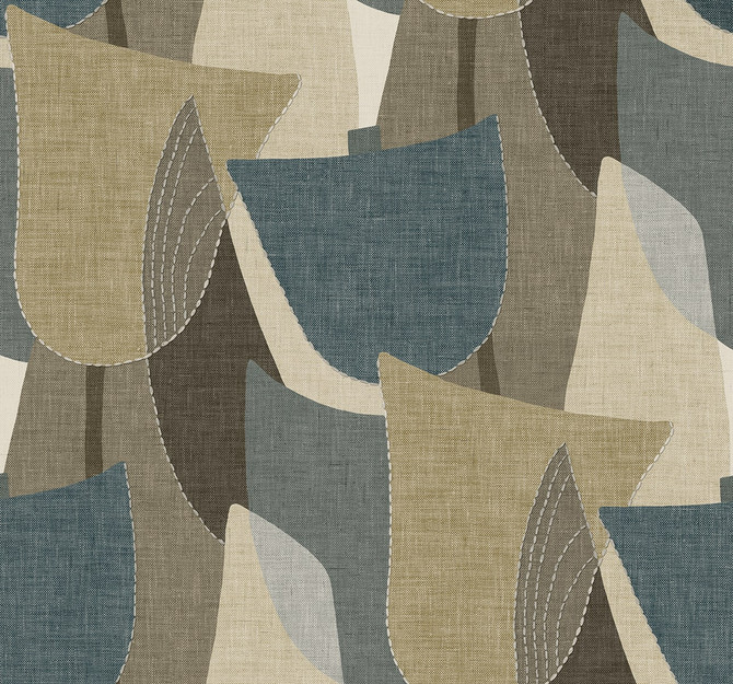 Mosley Tulips Jeans by Seabrook Wallpaper Fibers and Threads United States 60.75 25.2" 27" - Fabric Carolina -