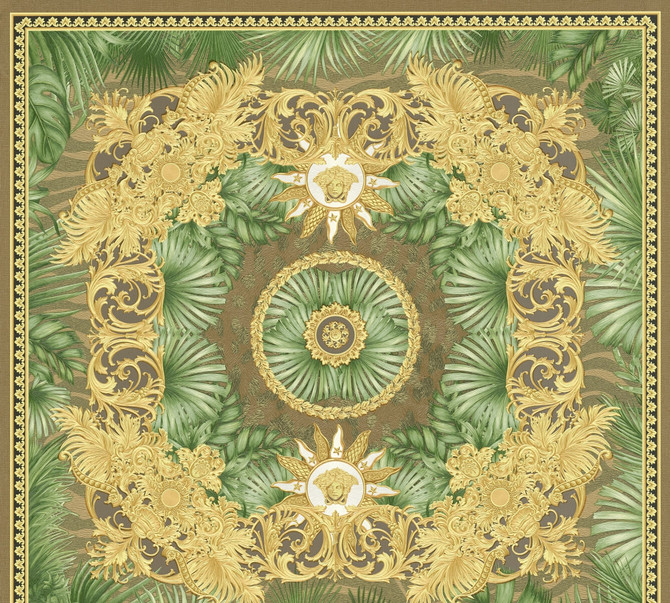 Mirage Aurora by Seabrook Wallpaper Versace Volume 5 Germany 75.3 27.5" 27.5" - Fabric Carolina -
