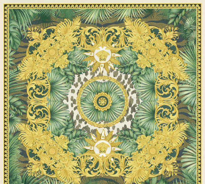 Mirage Huescape by Seabrook Wallpaper Versace Volume 5 Germany 75.3 27.5" 27.5" - Fabric Carolina -