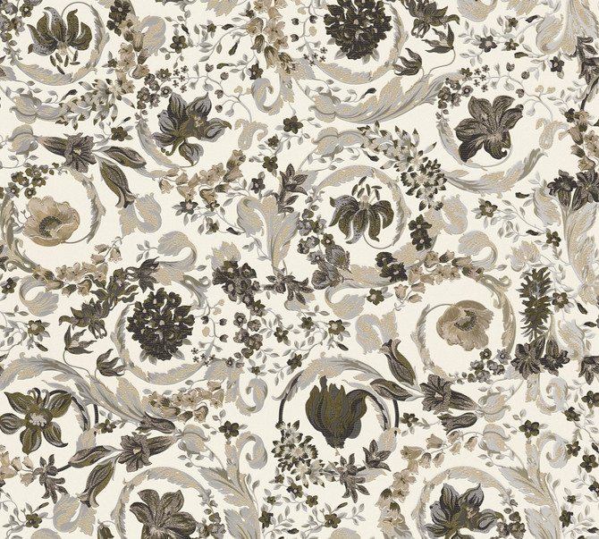 Empress Woodbridge by Seabrook Wallpaper Versace Volume 5 Germany 75.3 27.5" 27.5" - Fabric Carolina -