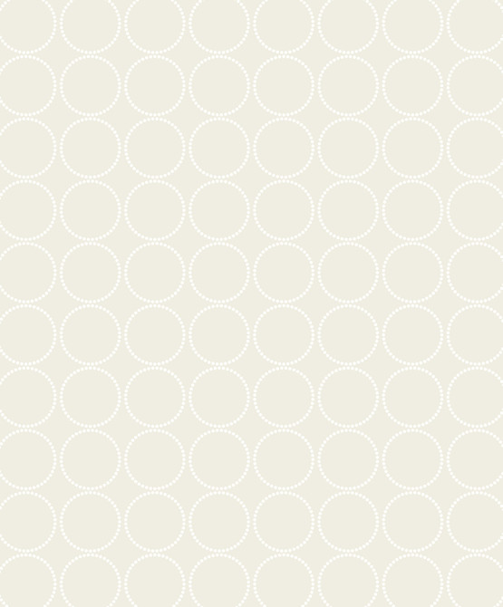 Round Geometric Neutral by Seabrook Wallpaper Piano Netherlands 57.5 5" 20.9" - Fabric Carolina -