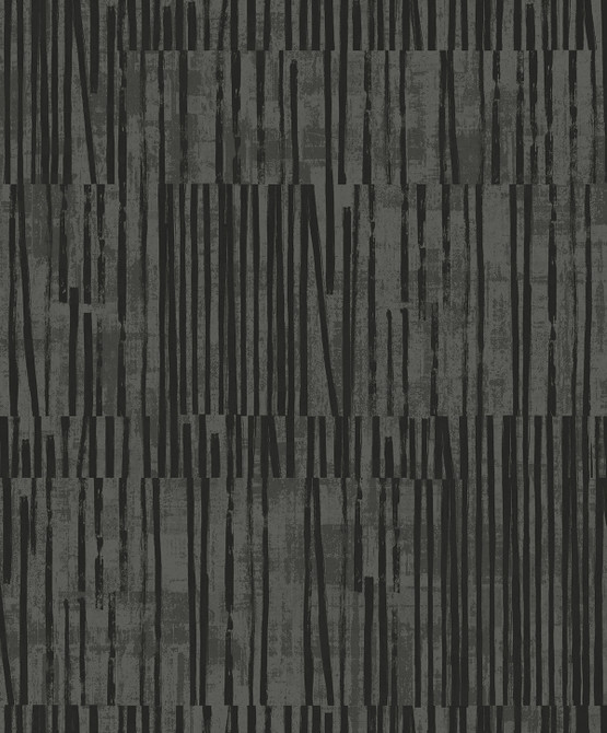Serapha Lines Onyx by Seabrook Wallpaper Neutral Elements Netherlands 57.5 25.2" 20.9" - Fabric Carolina -