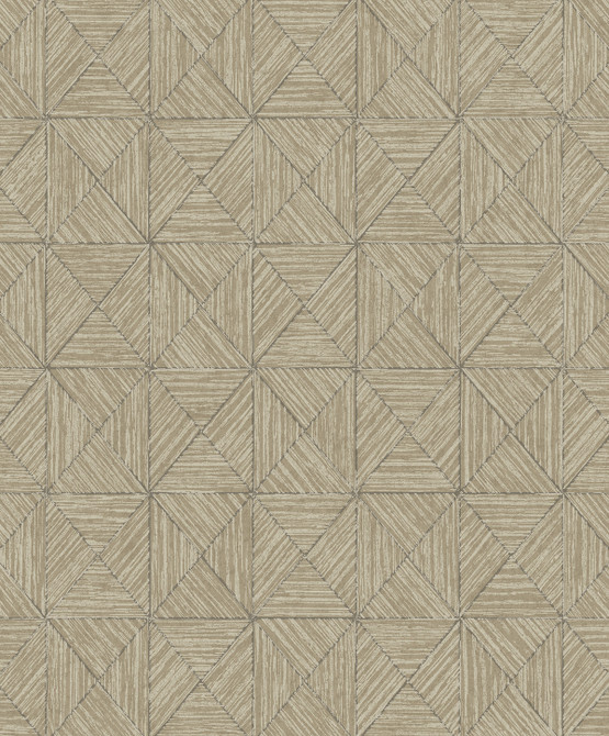 Lunoria Burlap by Seabrook Wallpaper Neutral Elements Netherlands 57.5 25.2" 20.9" - Fabric Carolina -