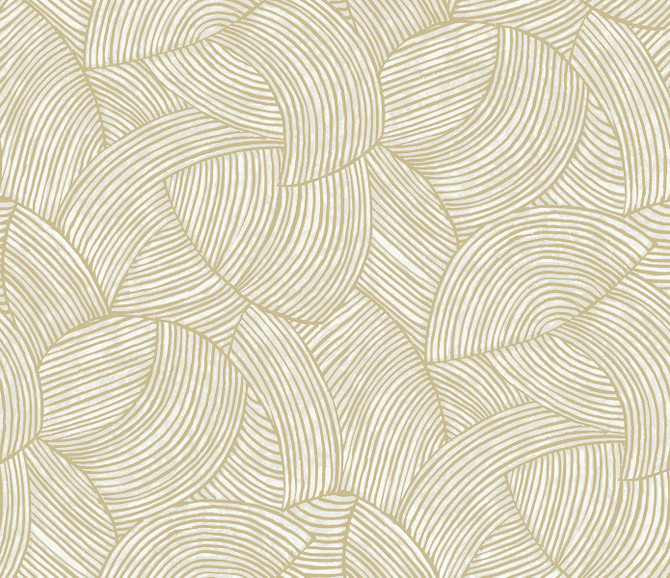 Stellara Honeycomb by Seabrook Wallpaper Neutral Elements Netherlands 57.5 18" 20.9" - Fabric Carolina -