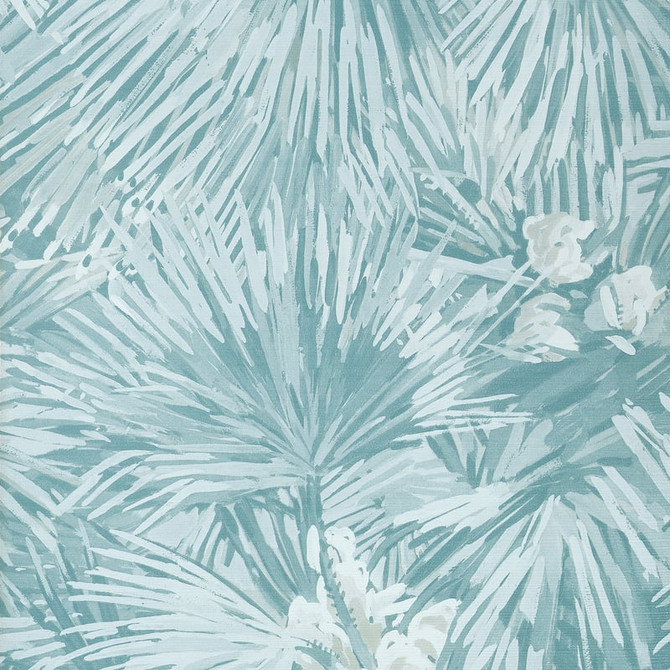 Palmier Wide Width Spa Blue TWW34099 by Thibaut Wallpaper Thibaut Wallpaper Palmier Wide Width Spa Blue TWW34099Wallpaper TEXTURE RESOURCE 9 Embossed Vinyl on Non Woven UNITED STATES </p><p>Repeat: H: , V: 40 54 - Fabric Carolina -