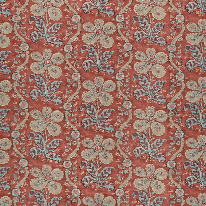 St. Gilles Red by Anna French Fabric Anna French Fabric St. Gilles RedFabric CLERMONT FABRIC BOOK 100% Linen UNITED KINGDOM </p><p>Repeat: H: 27, V: 15 54  - Fabric Carolina -