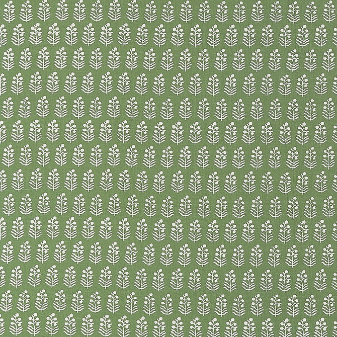 Chloe Green by Anna French Fabric Anna French Fabric Chloe GreenFabric CLERMONT FABRIC BOOK 100% Linen INDIA </p><p>Repeat: H: 4.5, V: 5.87 54  - Fabric Carolina -