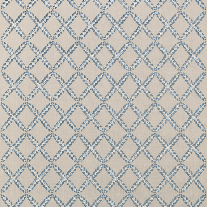 Halifax Embroidery Mineral by Anna French Fabric Anna French Fabric Halifax Embroidery MineralFabric CLERMONT FABRIC BOOK 60% Lin, 20% Cot, 20% Visc INDIA </p><p>Repeat: H: 6.5, V: 7.5 51  - Fabric Carolina -