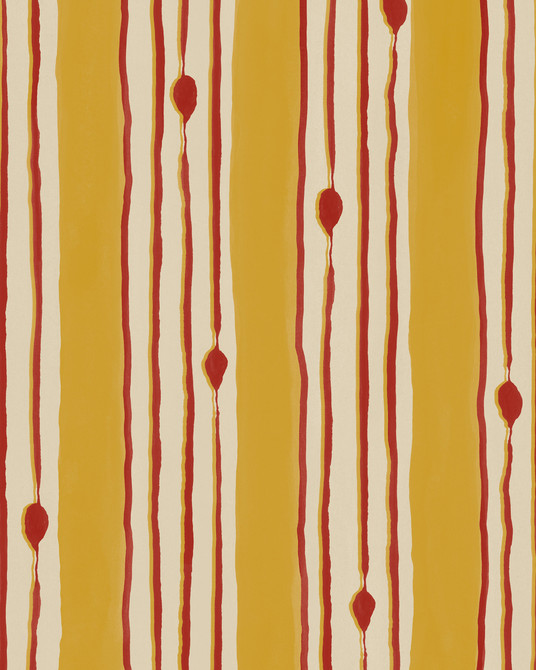 MINUANO Lemon Wallpaper (WP30238) by Mind The Gap | WP30238 | JAZZ LIVE | 1 roll x 52 x 1000 cm / 20.5 x 393.7in | 0.52m / 20.5in | 1000 cm / 393.7in | 5.20sqm / 55.9sq ft | 100cm / 39.3in | Beige, Red, Lemon | Non-woven Satin | Paste the wall | 1 roll in a box | Fabric Carolina | https://www.fabriccarolina.com/
