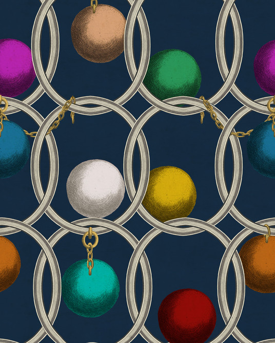 INCATENATO Blu Wallpaper (WP20839) by Mind The Gap | WP20839 | LA DOLCE VITA | 1 roll x 52x900 cm / 20.47x354.33in | 0.52m / 20.5in | 9m / 354in | 4.68sqm / 50sq ft | 70cm / 27.5in | Blue, White, Green, Yellow, Grey, Orange, Red, Turquoise, Navy, Fucsia | Non-woven Textured | Paste the wall | 1-roll in a box | Fabric Carolina | https://www.fabriccarolina.com/
