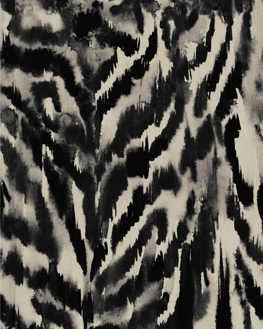 ZEBRATO Nero Wallpaper (WP30212) by Mind The Gap | WP30212 | LA DOLCE VITA | 1 roll x 52 x 1000 cm / 20.5 x 393.7in | 0.52m / 20.5in | 10m / 393.7in | 5.20sqm / 55.9sq ft | 80cm / 31.4in | Grey, Charcoal | Non-woven Satin | Paste the wall | 1-roll in a box | Fabric Carolina | https://www.fabriccarolina.com/