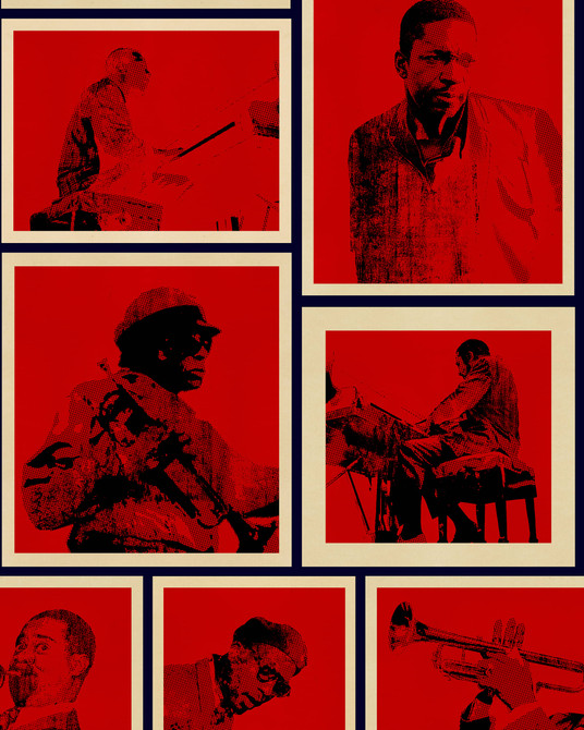 COTTON CLUB Wallpaper (WP20873) by Mind The Gap | WP20873 | JAZZ LIVE | 3 rolls x 52 x 300 cm / 20.5 x 118.1in | 0.52m / 20.5in | 300 cm / 393.7in | 4.68sqm / 50sq ft | 300cm / 118.1in | Black, Red, Cream | Non-woven Satin | Paste the wall | 3 rolls in a box | Fabric Carolina | https://www.fabriccarolina.com/