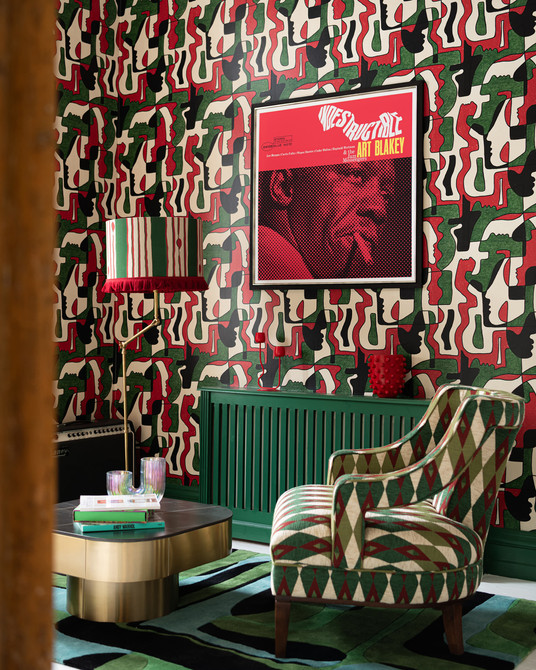 SAUDADE in Green Wallpaper (WP20876) by Mind The Gap
