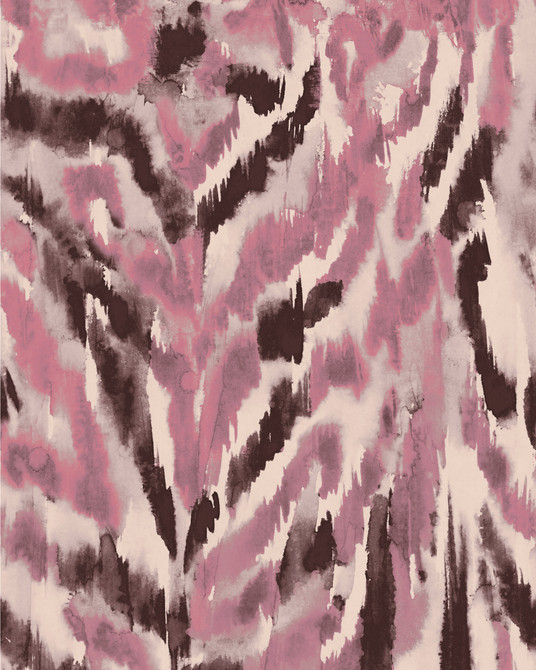 ZEBRATO Rosa Wallpaper (WP30211) by Mind The Gap | WP30211 | LA DOLCE VITA | 1 roll x 52 x 1000 cm / 20.5 x 393.7in | 0.52m / 20.5in | 10m / 393.7in | 5.20sqm / 55.9sq ft | 80cm / 31.4in | Pink, Beige, Brown | Non-woven Satin | Paste the wall | 1-roll in a box | Fabric Carolina | https://www.fabriccarolina.com/