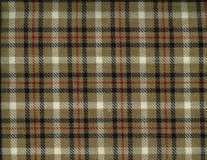 Flyer Black Tan 936 by Norbar Fabric 100% POLYESTER CHINA 58 - Fabric Carolina -