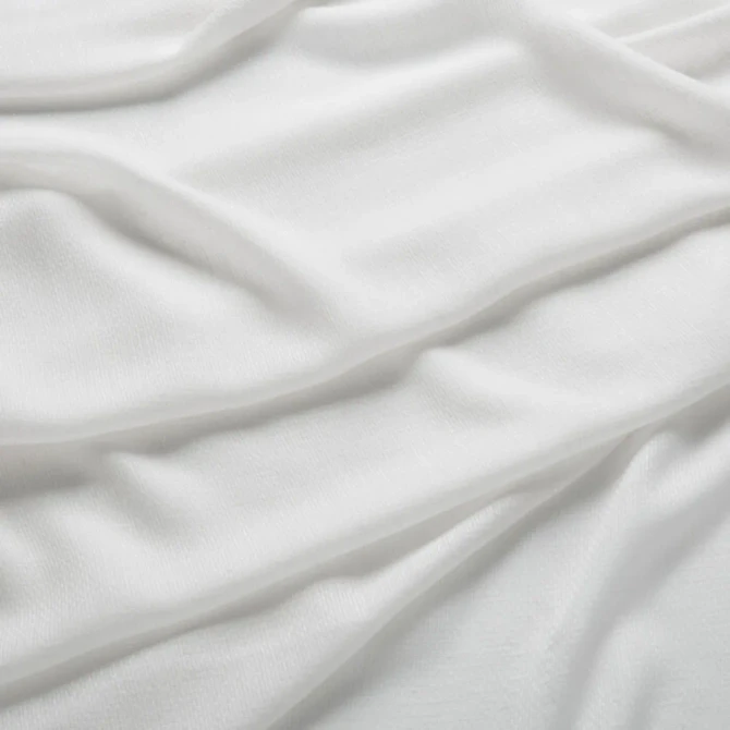 7920 Loom Sheer 1 White by Wmah Fabric