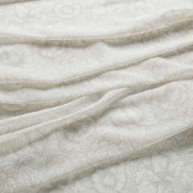 7924 Poppy Sheer 1 Beige by Wmah Fabric