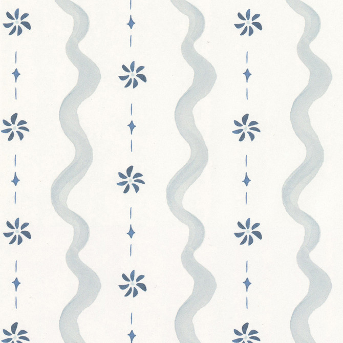 W7910 Billow 2 Chambray by Aoc Wallcovering