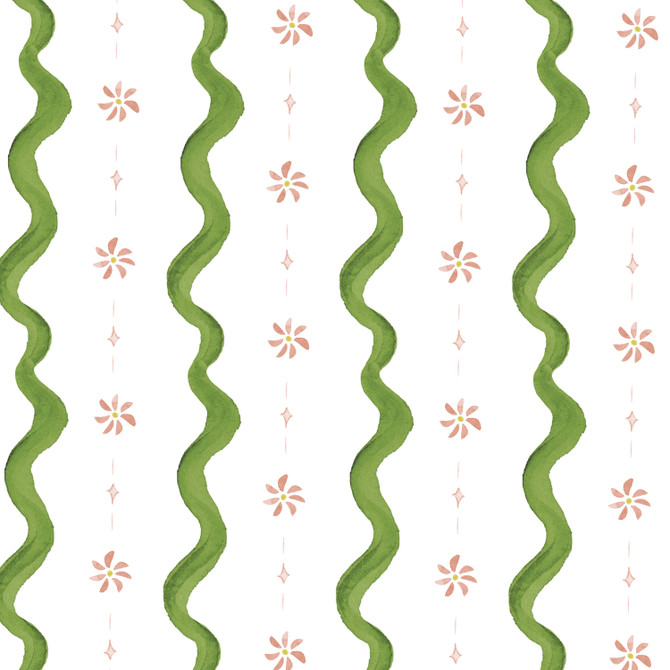 W7910 Billow 5 Tearose by Aoc Wallcovering