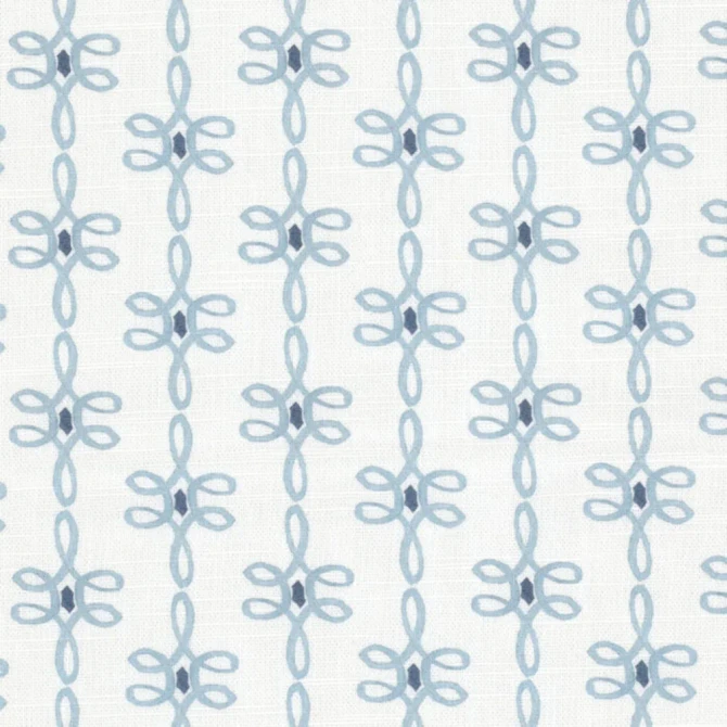 7909 Spiral 2 Chambray by Aoc Fabric