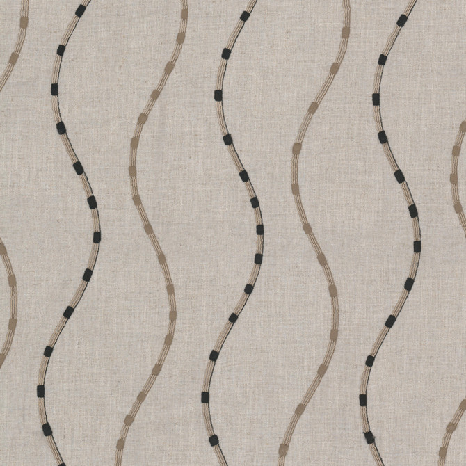 Flocked 3 Toffee by Stout Fabric