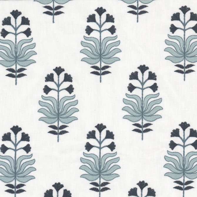 Wattenberg 3 Aqua by Stout Fabric