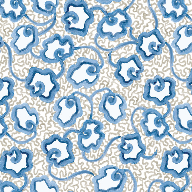 W7903 Waterlily 1 Lake by Aoc Wallcovering