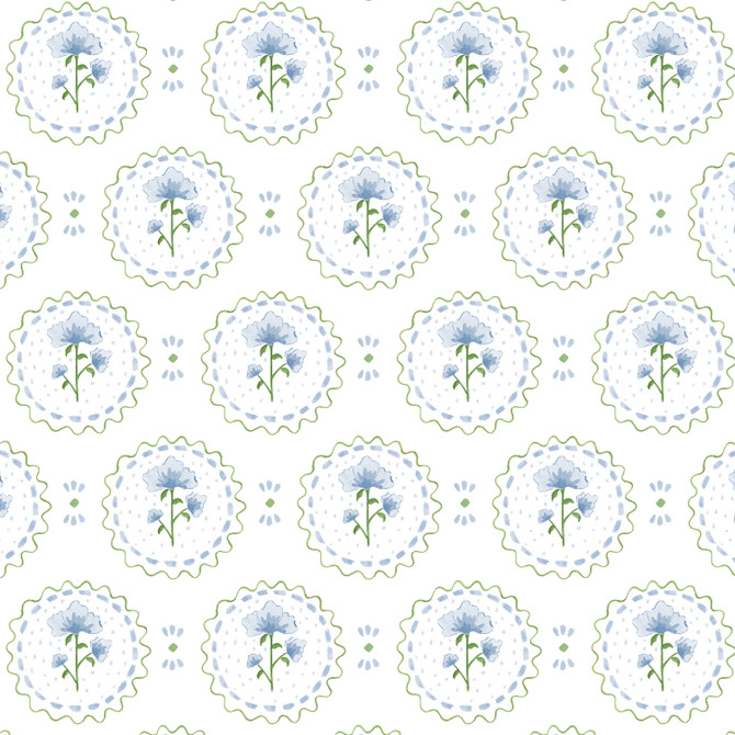 W7912 Orchard 3 Spring by Aoc Wallcovering