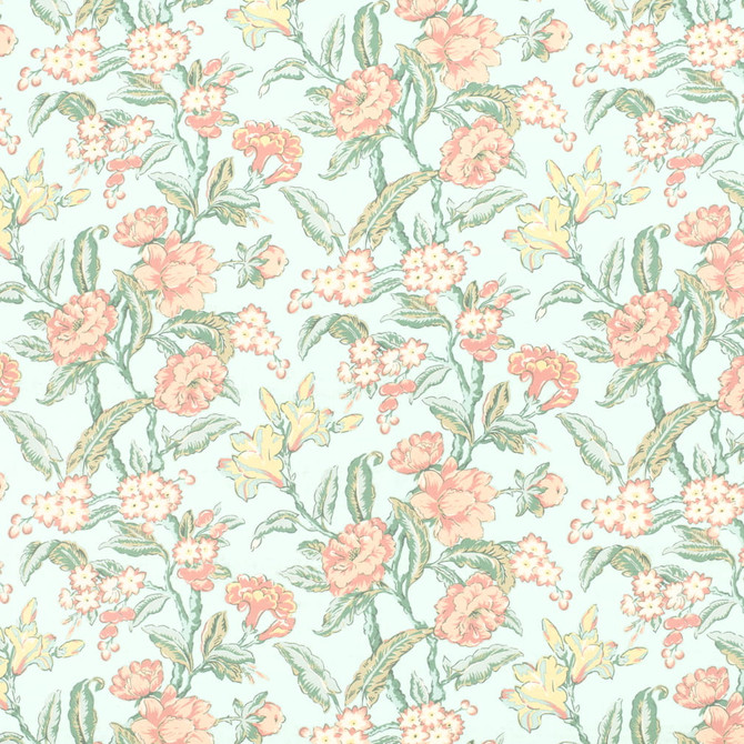 Eloise Aqua A1075-02 by 29 Park Fabric