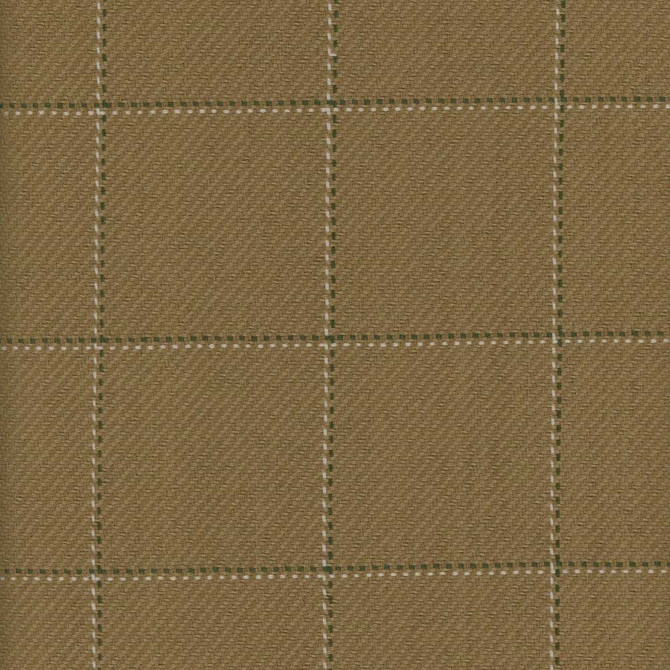 Frazier Khaki by Roth & Tompkins Fabric - 100% Cotton - India - 15,001-30,000 double rubs - V: 3"  H: 3" - 54" - Fabric Carolina -