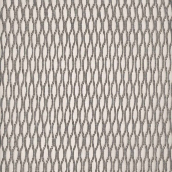 Ogee Charcoal by Heritage Fabric - 100% Polyester - Turkey - V: .5"  H: 1.25" - 118" - Fabric Carolina -